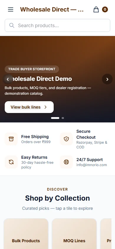 Wholesale Direct mobile preview