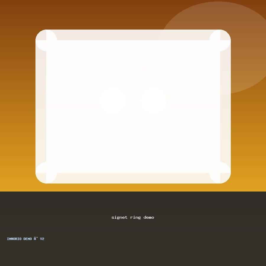 Signet Ring — Demo product image — Gold